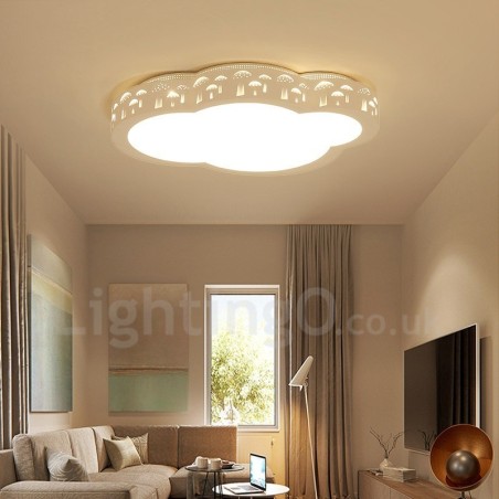 Modern Contemporary Integrated Flush Mount Light Modern Contemporary Integrated Flush Mount Light