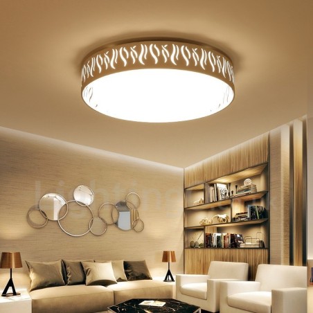Modern Contemporary Integrated Metal Flush Mount Light Modern Contemporary Integrated Metal Flush Mount Light
