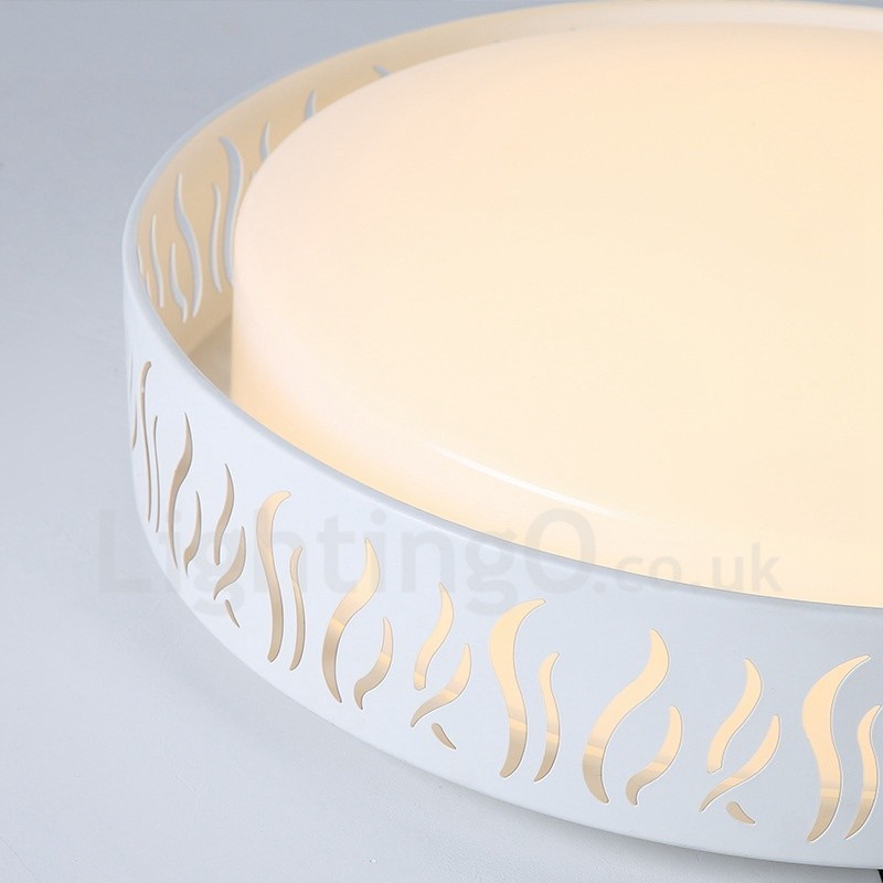 Modern Contemporary Integrated Metal Flush Mount Light