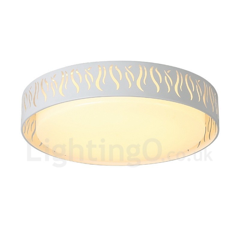 Modern Contemporary Integrated Metal Flush Mount Light