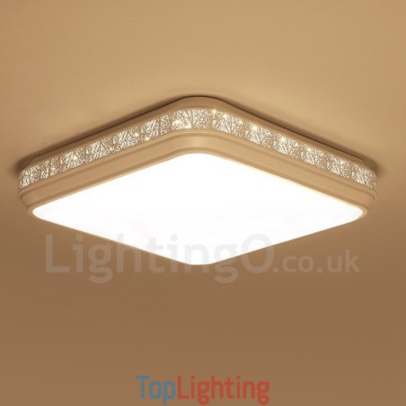 Modern Contemporary Integrated Metal Flush Mount Light Modern Contemporary Integrated Metal Flush Mount Light