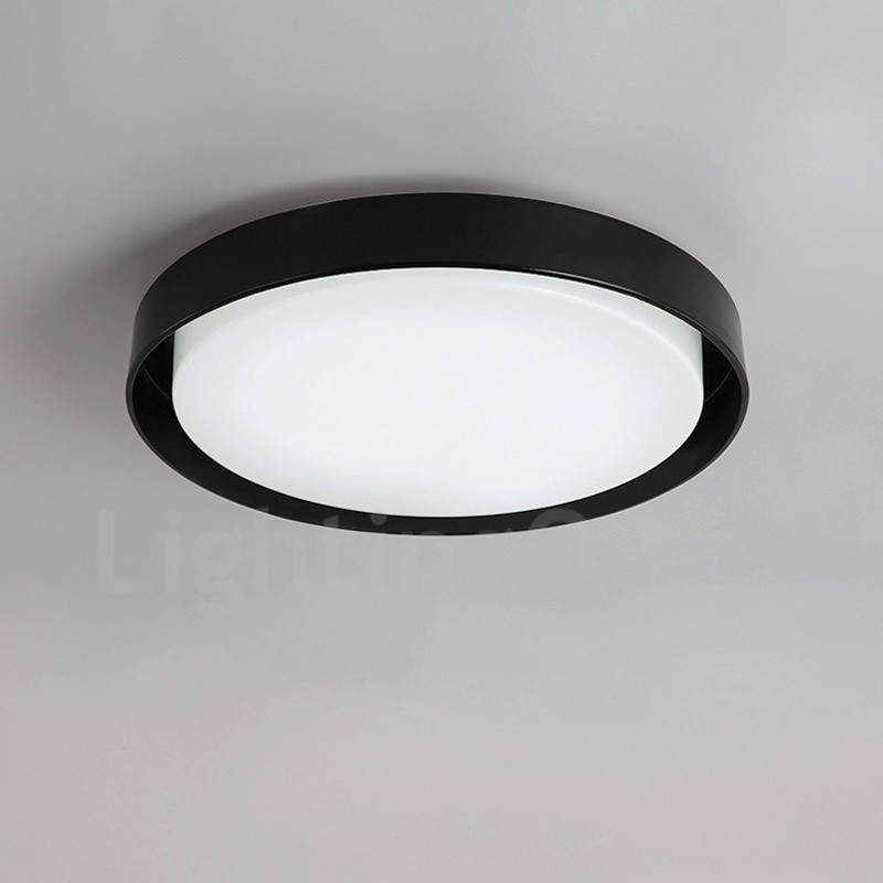 Modern Contemporary Integrated Metal Flush Mount Light