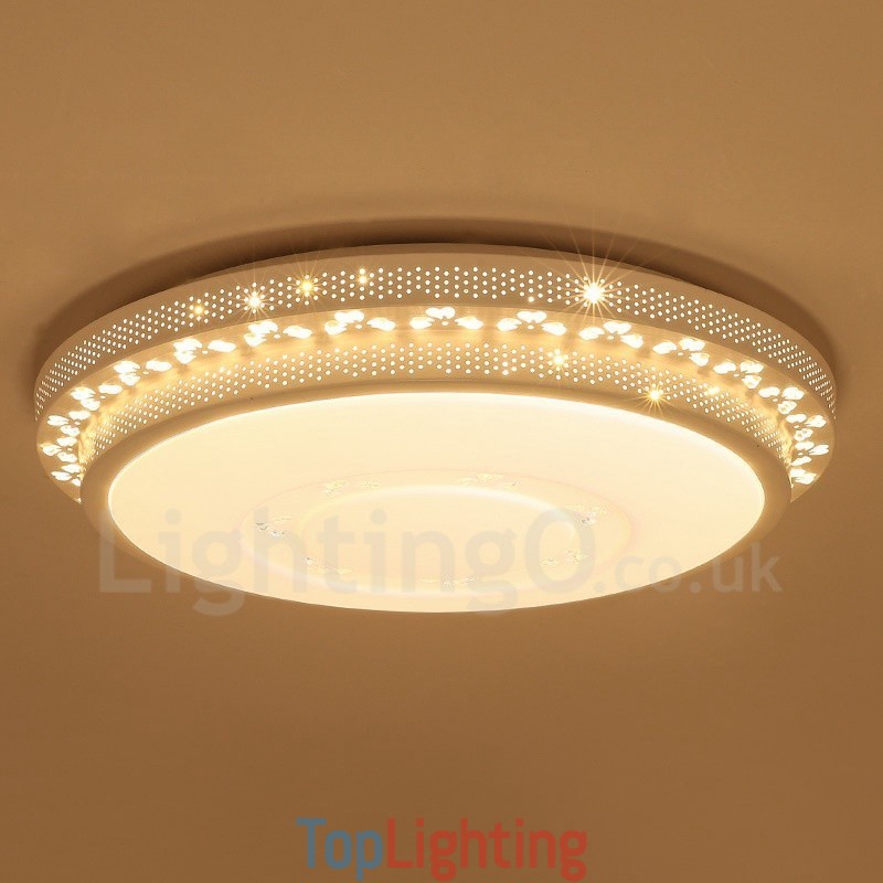 Modern Contemporary Integrated Metal Flush Mount Light