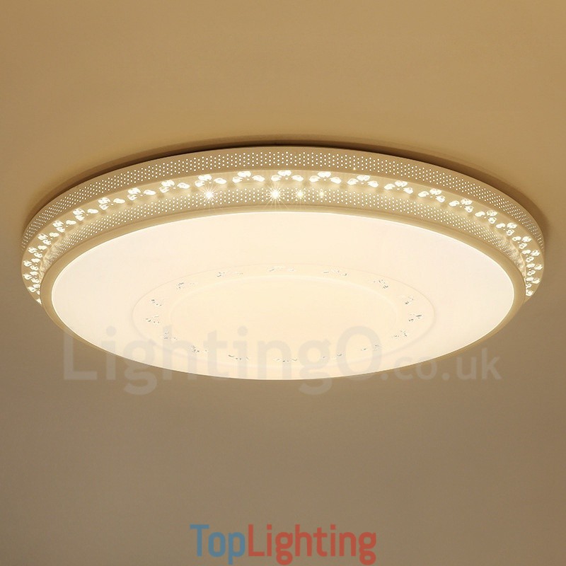 Modern Contemporary Integrated Metal Flush Mount Light