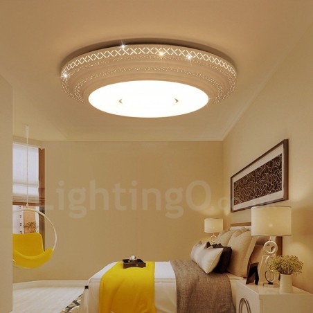 Modern Contemporary Integrated Metal Flush Mount Light Modern Contemporary Integrated Metal Flush Mount Light