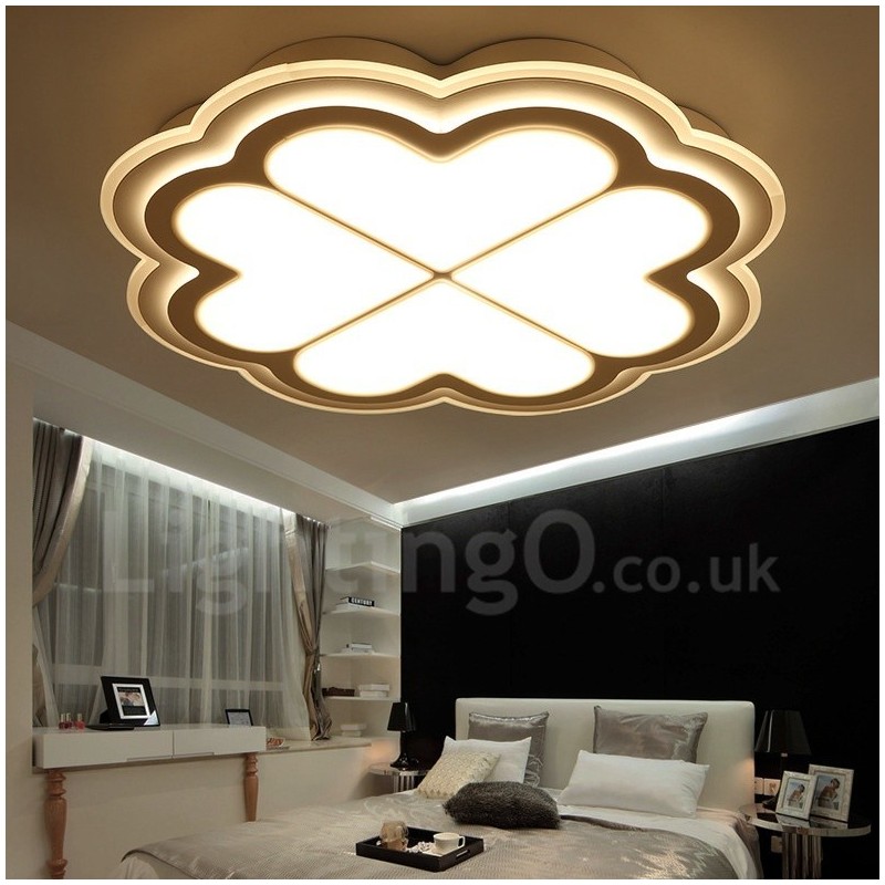 Modern Contemporary Integrated Metal Flush Mount Light