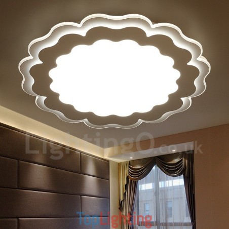 Modern Contemporary Integrated Metal Flush Mount Light Modern Contemporary Integrated Metal Flush Mount Light