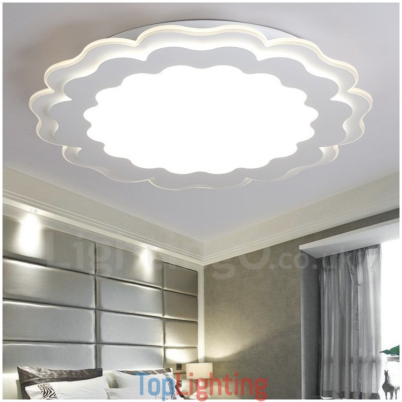 Modern Contemporary Integrated Metal Flush Mount Light