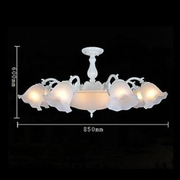 Flush Mount White European Retro Classic