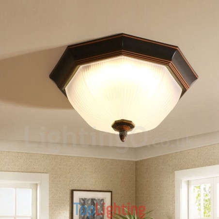 Rustic Lodge Integrated Flush Mount Light Rustic Lodge Integrated Flush Mount Light