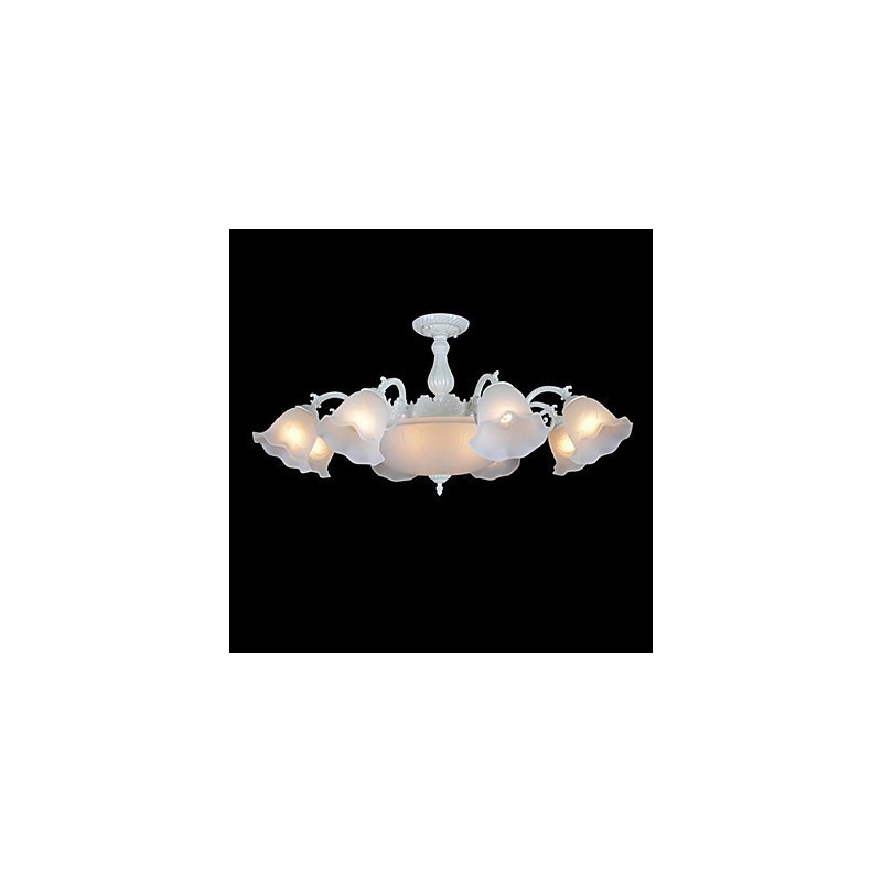Flush Mount White European Retro Classic
