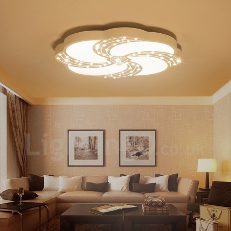 Modern Contemporary Integrated Metal Flush Mount Light Modern Contemporary Integrated Metal Flush Mount Light