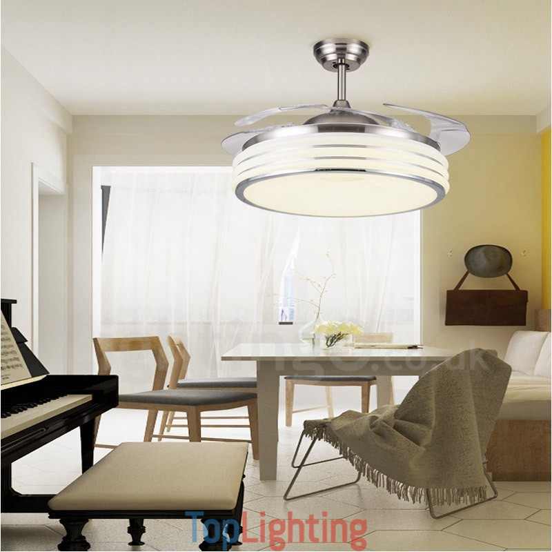 Modern Contemporary Invisible Ceiling Fan Ceiling Fans