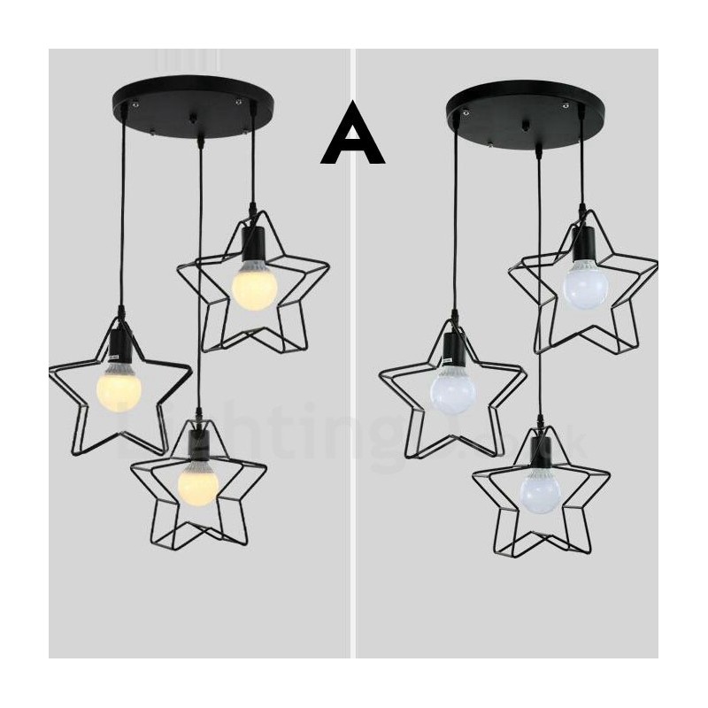 3 Light Modern Contemporary Integrated Pendant Light