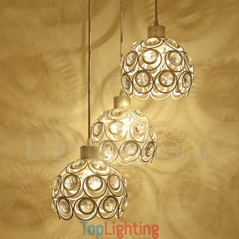 3 Light Rustic Lodge Integrated Pendant Light