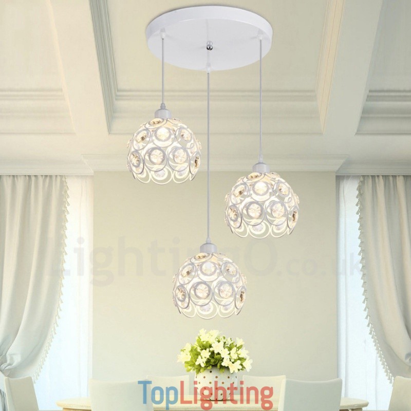 3 Light Rustic Lodge Integrated Pendant Light