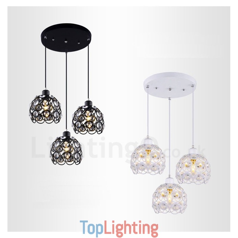 3 Light Rustic Lodge Integrated Pendant Light