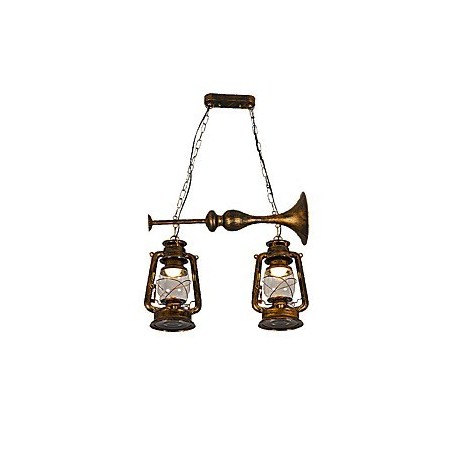 Rustic Lodge Vintage Retro Mini Style Metal Pendant Light Rustic Lodge Vintage Retro Mini Style Metal Pendant Light
