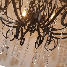 8 Head Of European Style Crystal Lamp Metal Chandelier Lighting