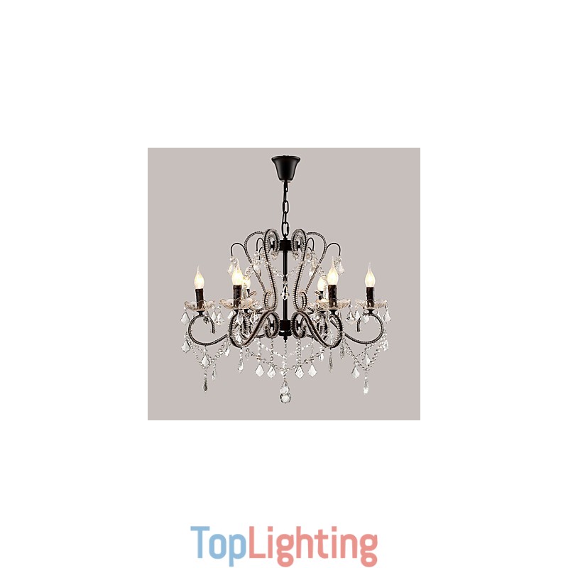 6 Lights Crystal Chandelier Modern Contemporary Traditional Classic Rustic Lodge Vintage Retro
