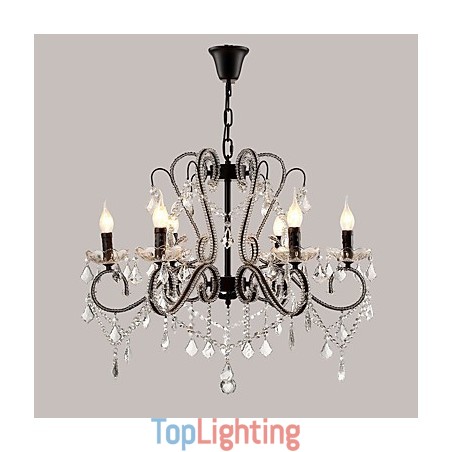 6 Lights Crystal Chandelier Modern Contemporary Traditional Classic Rustic Lodge Vintage Retro 6 Lights Crystal Chandelier Modern Contemporary Traditional Classic Rustic Lodge Vintage Retro