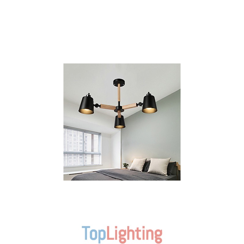 Vintage Painting Feature for Metal Chandelier