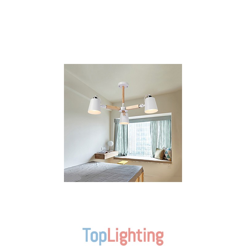 Vintage Painting Feature for Metal Chandelier