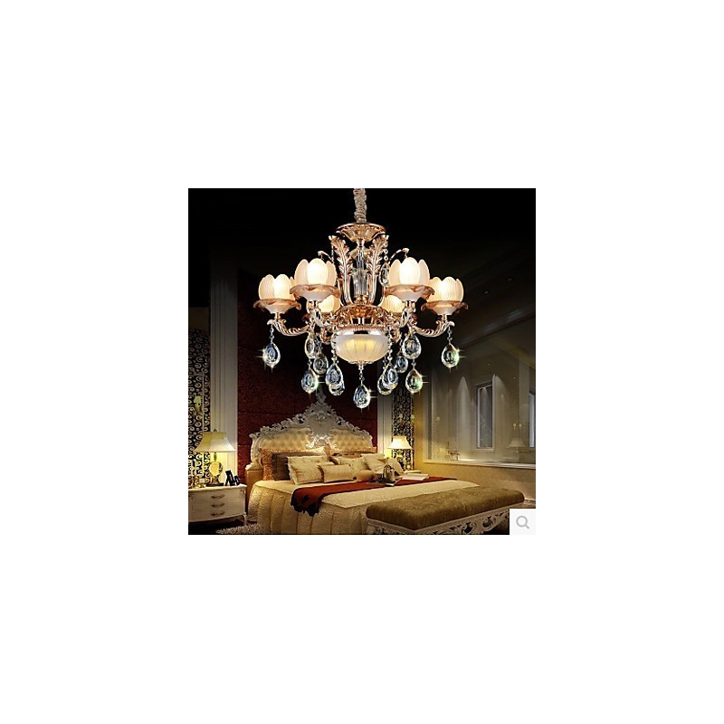 European Style Crystal pendant Simple Alloy Style Retro lighting