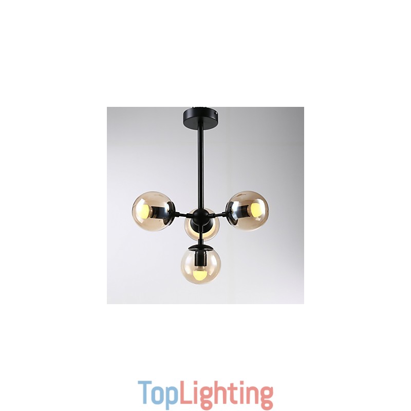 Traditional Classic Retro Painting Feature for Designers Metal Chandelier