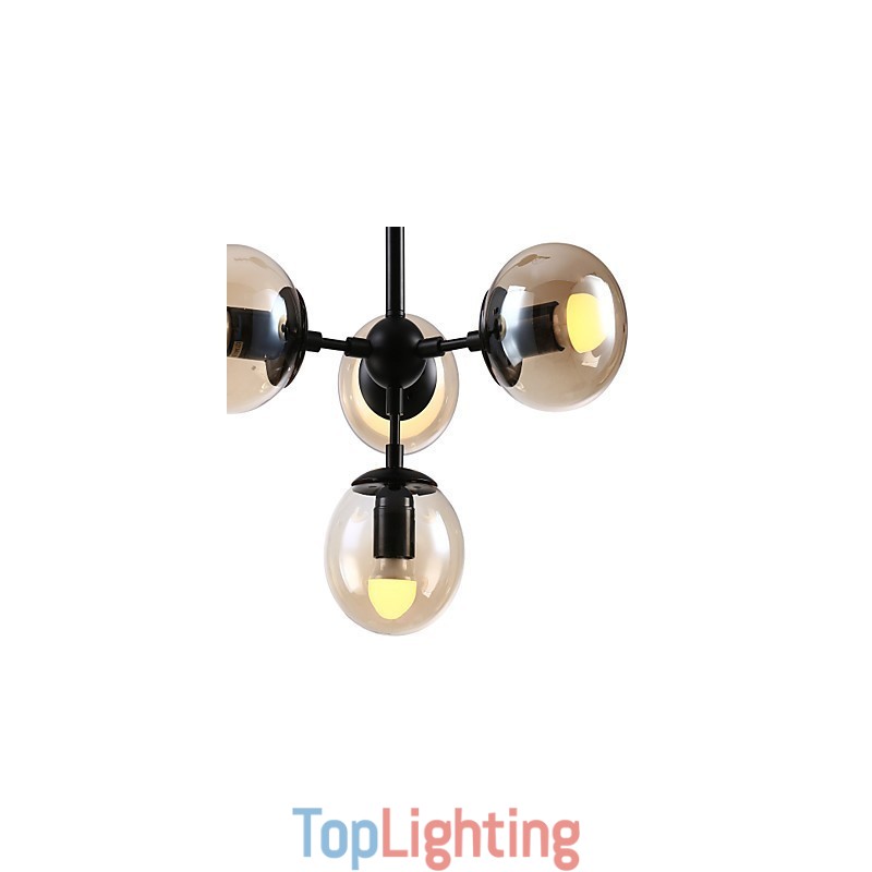 Traditional Classic Retro Painting Feature for Designers Metal Chandelier