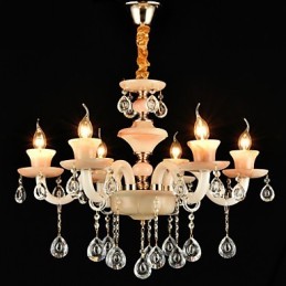 Modern Contemporary Traditional Classic Electroplated Feature for Crystal Mini Style Metal Chandelier