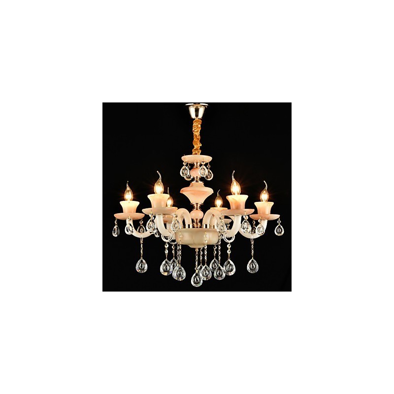 Modern Contemporary Traditional Classic Electroplated Feature for Crystal Mini Style Metal Chandelier