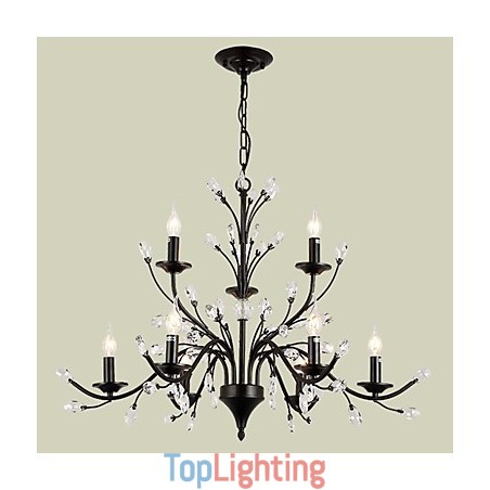 9 Lights Crystal Chandelier Modern Contemporary Traditional Classic Vintage Retro Country Painting Feature 9 Lights Crystal Chandelier Modern Contemporary Traditional Classic Vintage Retro Country Painting Feature