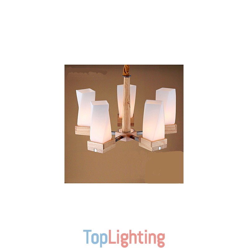 Simple Art lighting Solid wood Creative Iiving Ceiling Lamp