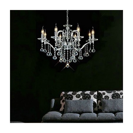Elegant Crystal Chandelier with 8 Lights Elegant Crystal Chandelier with 8 Lights