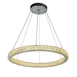 Dimmable Ring Ceiling Pendant Light Modern Chandelier Lighting Indoor Light with Remote Control