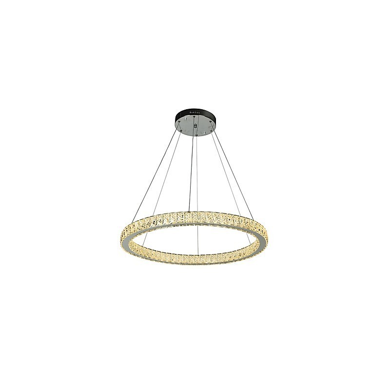 Dimmable Ring Ceiling Pendant Light Modern Chandelier Lighting Indoor Light with Remote Control
