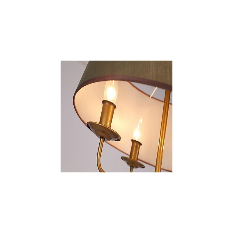 Rustic Lodge Painting Feature for Designers Metal Indoor Shops 2 Bulbs Chandelier