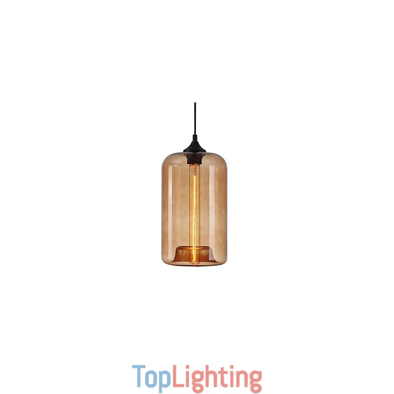 Bottle Design Pendant 1 Light Minimalist Iron Painting