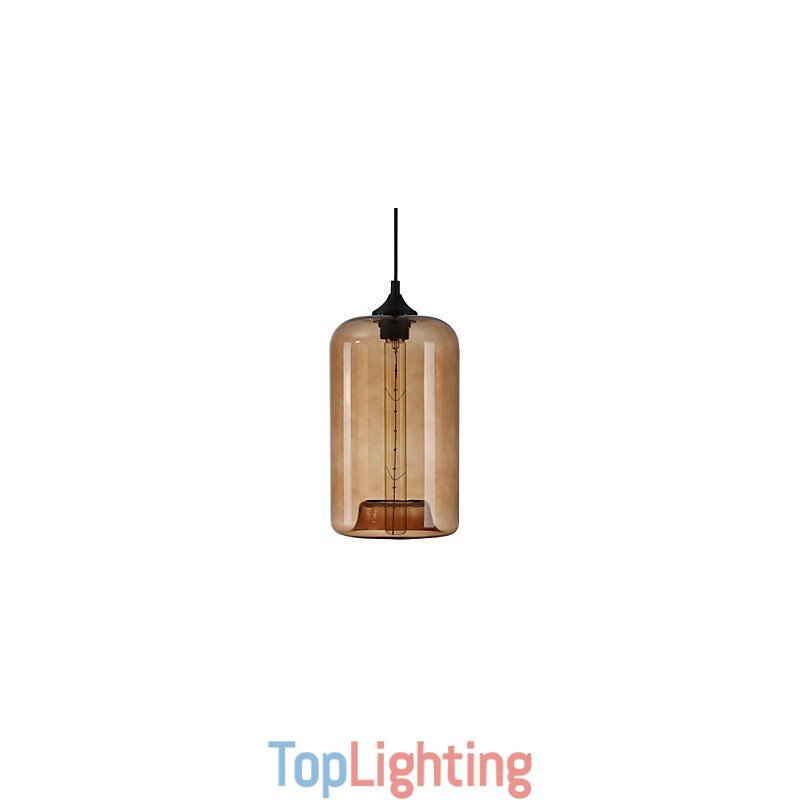Bottle Design Pendant 1 Light Minimalist Iron Painting