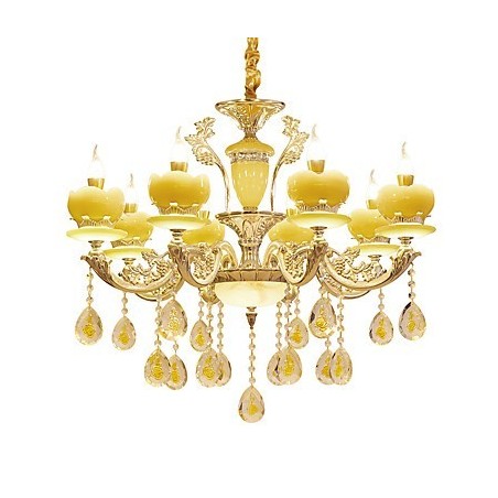 European Style Atmosphere Zinc Alloy Crystal Home Chandelier European Style Atmosphere Zinc Alloy Crystal Home Chandelier