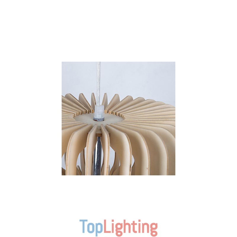 Vintage Three Layer Cake Wood Chandelier