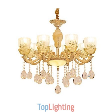 European Style Atmosphere Zinc Alloy Crystal Home Chandelier European Style Atmosphere Zinc Alloy Crystal Home Chandelier
