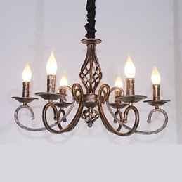 Retro Simple Lamp Copper Colored Lamp Candle Lamp