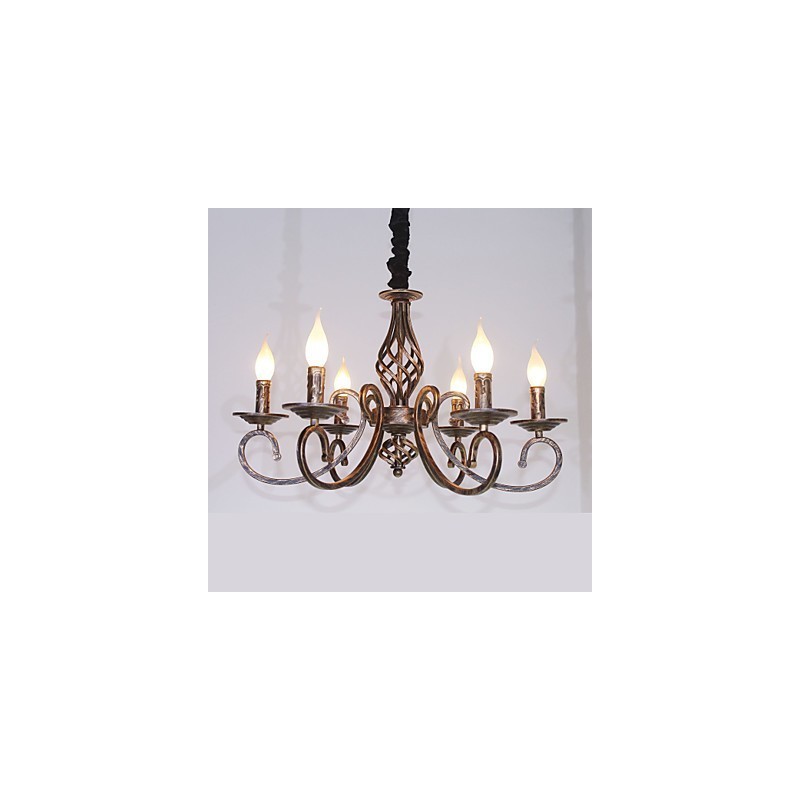 Retro Simple Lamp Copper Colored Lamp Candle Lamp