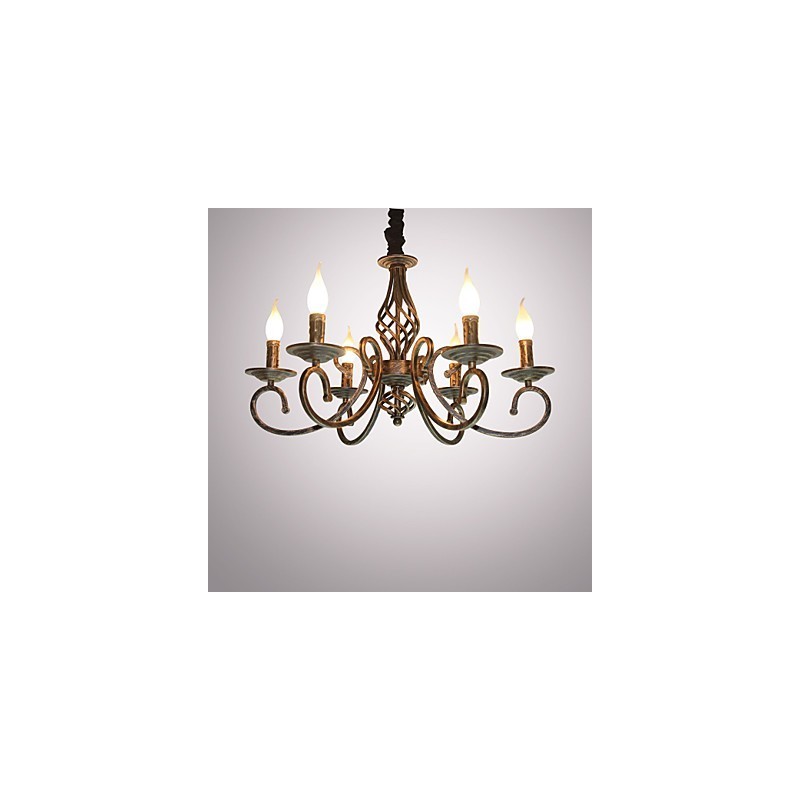 Retro Simple Lamp Copper Colored Lamp Candle Lamp