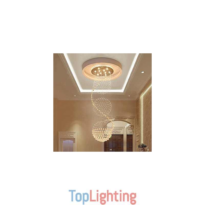 10 Light 2.5 Meter Length Long Drop Rain Drop Teardrop Modern Crystal Ceiling Chandelier Indoor Pendant Light