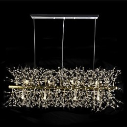 Traditional Classic Electroplated Feature for Crystal Metal Chandelier