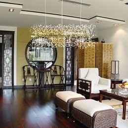 Traditional Classic Electroplated Feature for Crystal Metal Chandelier
