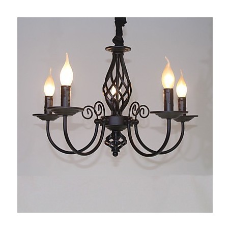 Modern Contemporary Traditional Classic Vintage Retro Others Feature for Mini Style Candle Style Metal Chandelier Modern Contemporary Traditional Classic Vintage Retro Others Feature for Mini Style Candle Style Metal Chandelier
